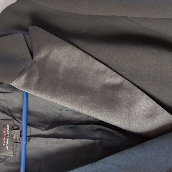 Tahari suit dress, black, 14 - Picture 7 of 13